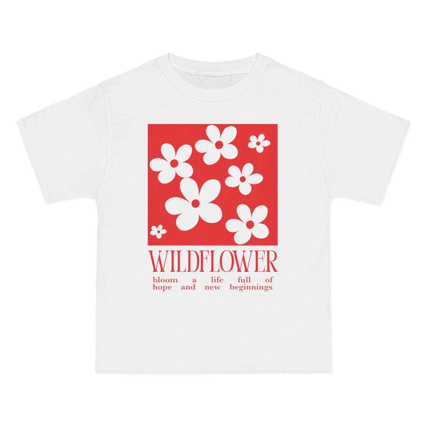 Wildflower Hope Short-Sleeve T-Shirt - Floral Design for New Beginnings