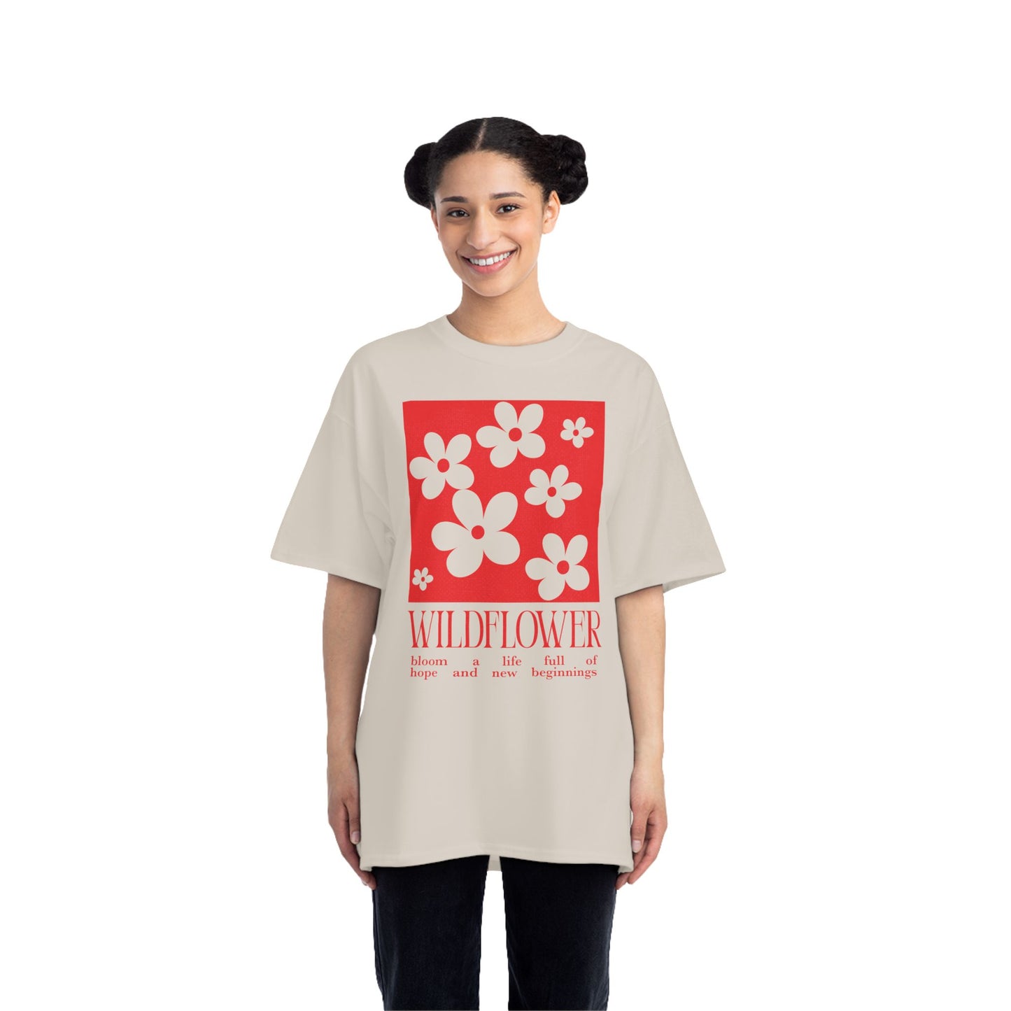 Wildflower Hope Short-Sleeve T-Shirt - Floral Design for New Beginnings