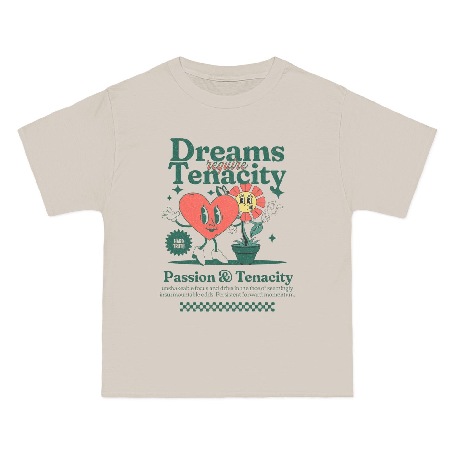 Inspirational Short-Sleeve T-Shirt - "Dreams Require Tenacity"