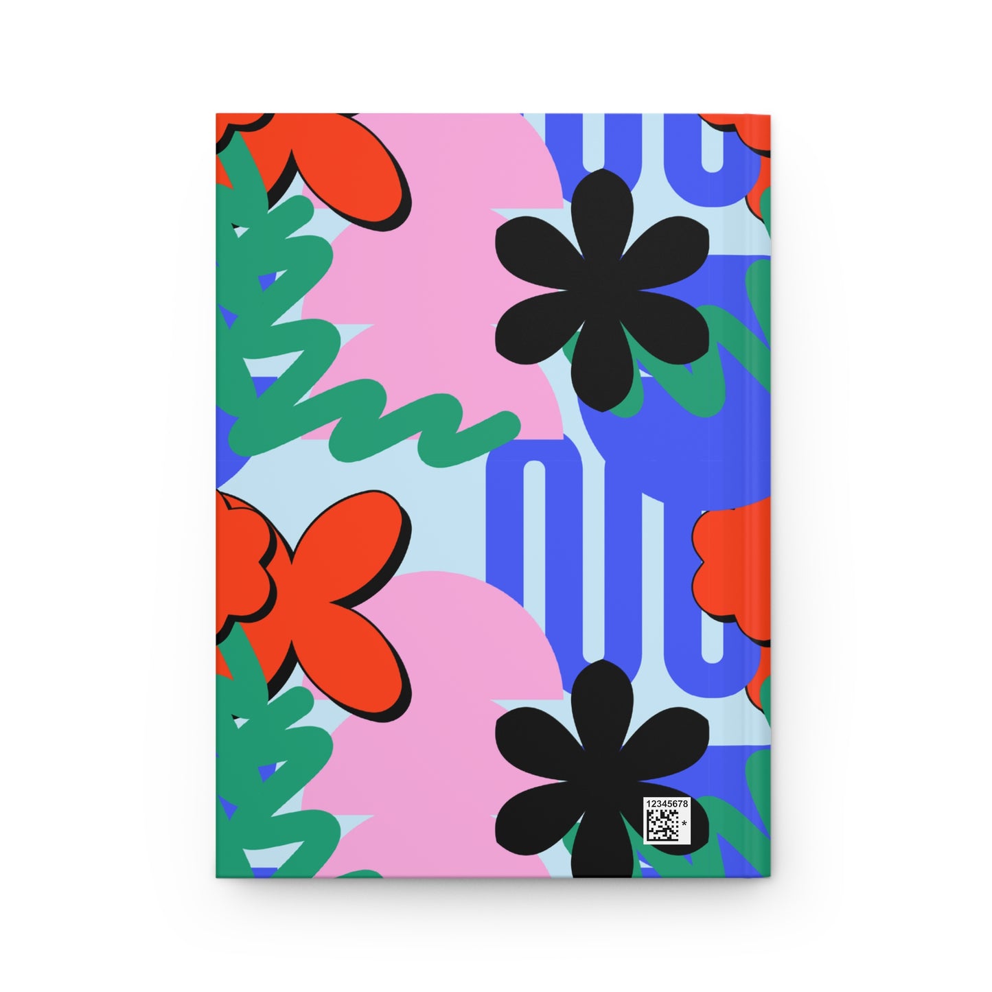 Vibrant Garden Hardcover Journal - Colorful Floral Design for Creative Souls