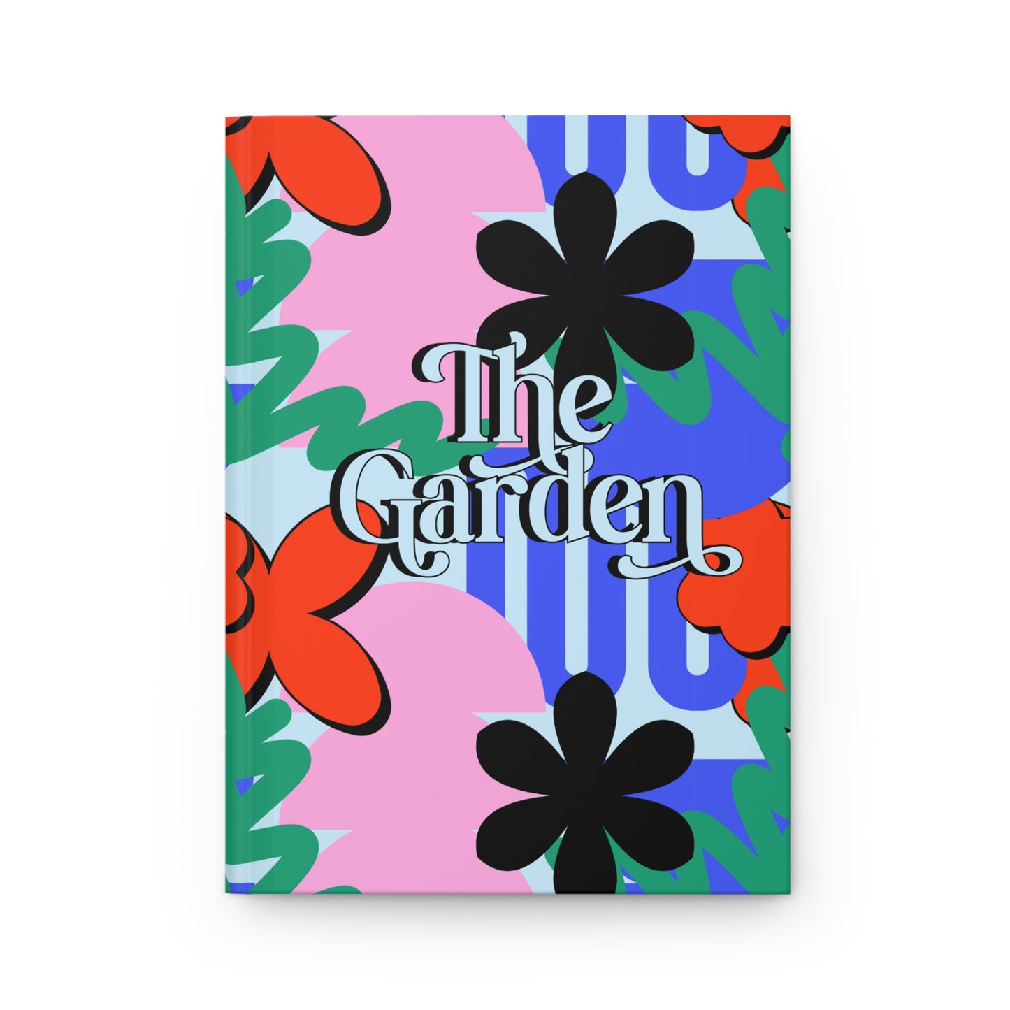 Vibrant Garden Hardcover Journal - Colorful Floral Design for Creative Souls