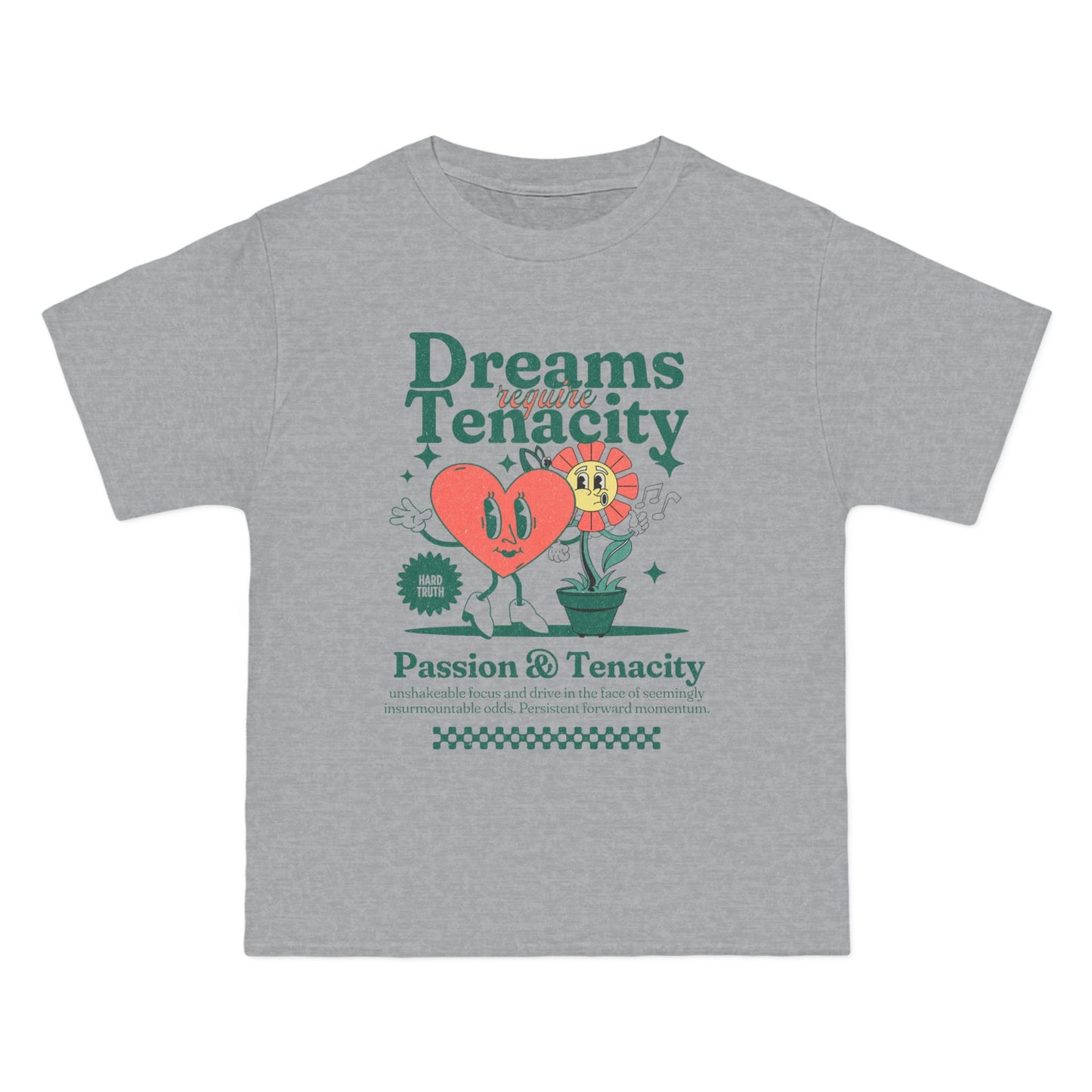 Inspirational Short-Sleeve T-Shirt - "Dreams Require Tenacity"