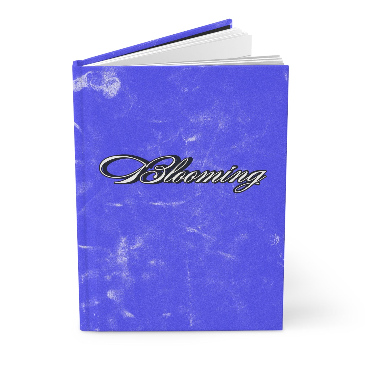 Inspirational Hardcover Journal - 'Blooming' Design with Motivational Quote